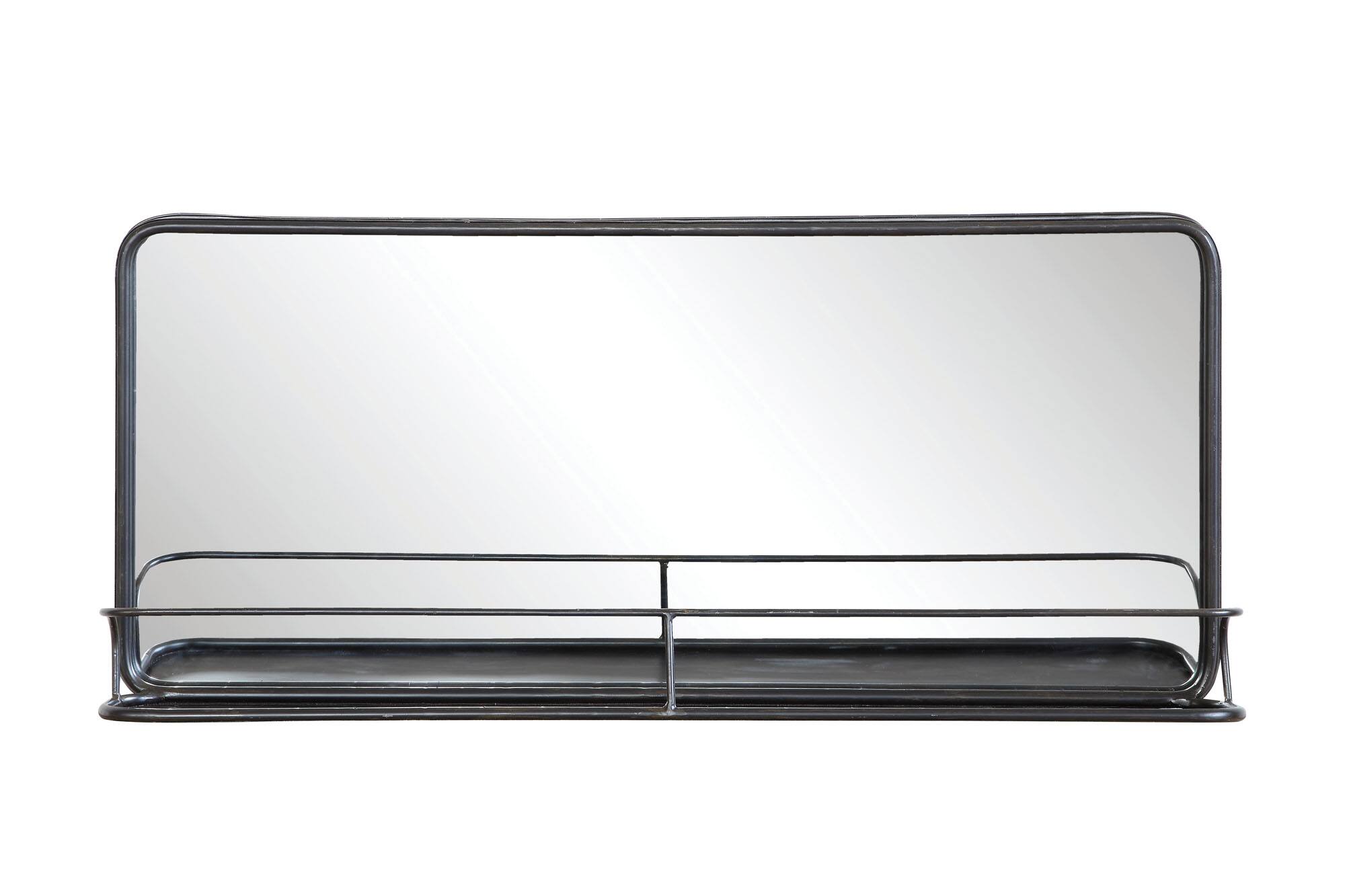 Hello Honey® 16" Framed Mirror with Shelf